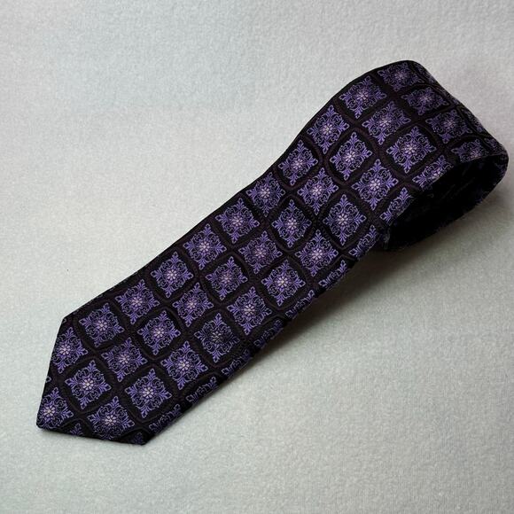 IKE Behar New York Mens 100% Silk 60"x3"  Necktie Designer‎ EUC - Picture 1 of 6
